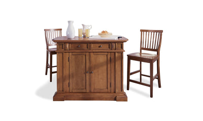 Montauk 3 Piece Kitchen Island 8 Set by homestyles-Cabinets-Jennifer Furniture