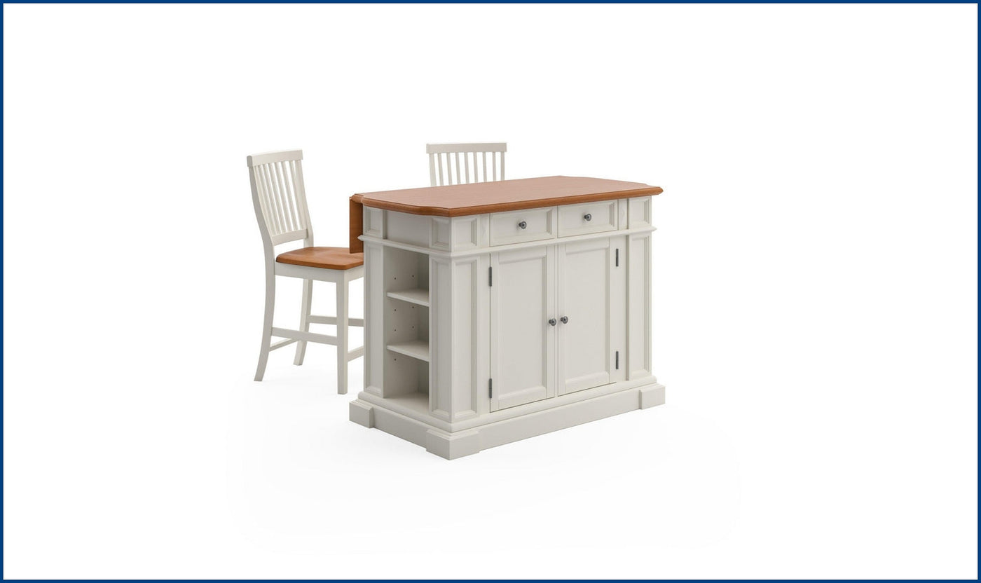 Montauk 3 Piece Kitchen Island Set 1 by homestyles-Cabinets-Jennifer Furniture