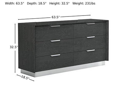 Monte Leone Dresser-Dressers-Jennifer Furniture