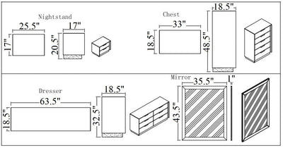 Monte Leone Dresser-Dressers-Jennifer Furniture