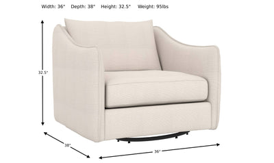 Monterey Swivel Chair-Swivel Chairs-Jennifer Furniture