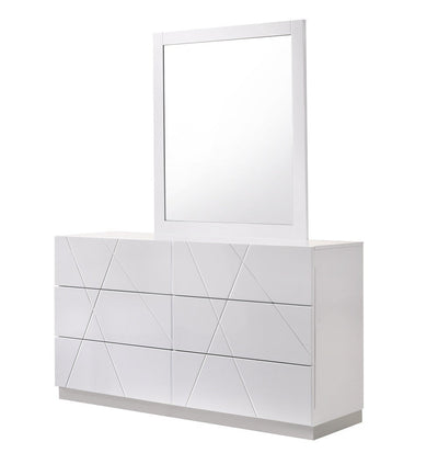 Naples Dresser with Mirror-Dressers-Jennifer Furniture