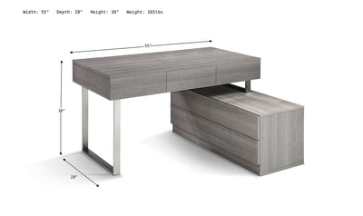 Neil Modern Office Desk-Desks-Jennifer Furniture