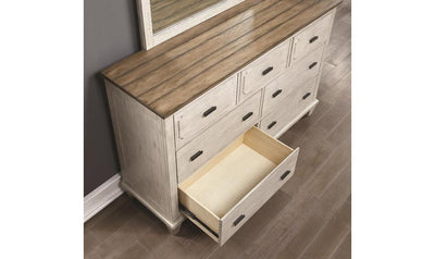 Newport Dresser w/ Mirror Option-Dressers-Jennifer Furniture