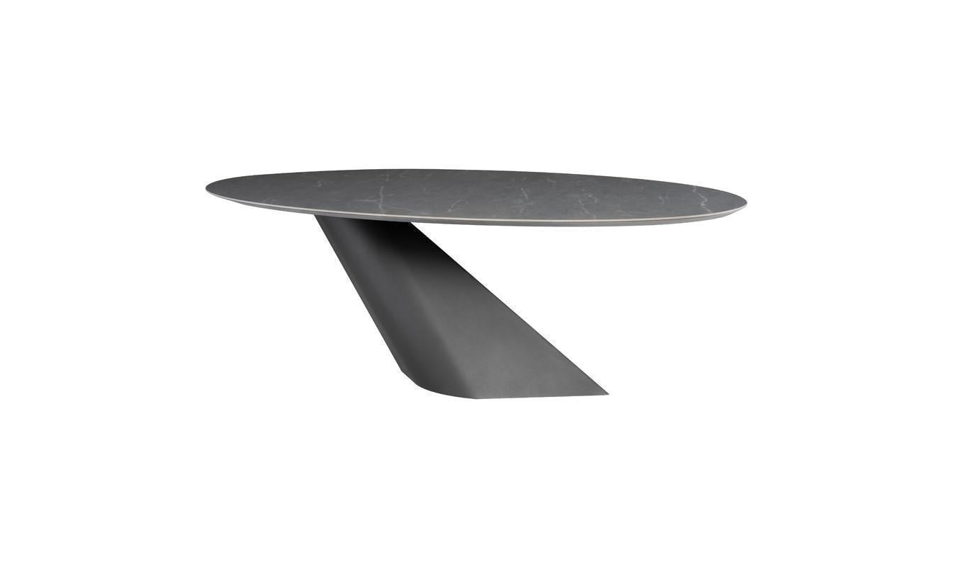 OBLO TABLE GREY-Dining Tables-Jennifer Furniture