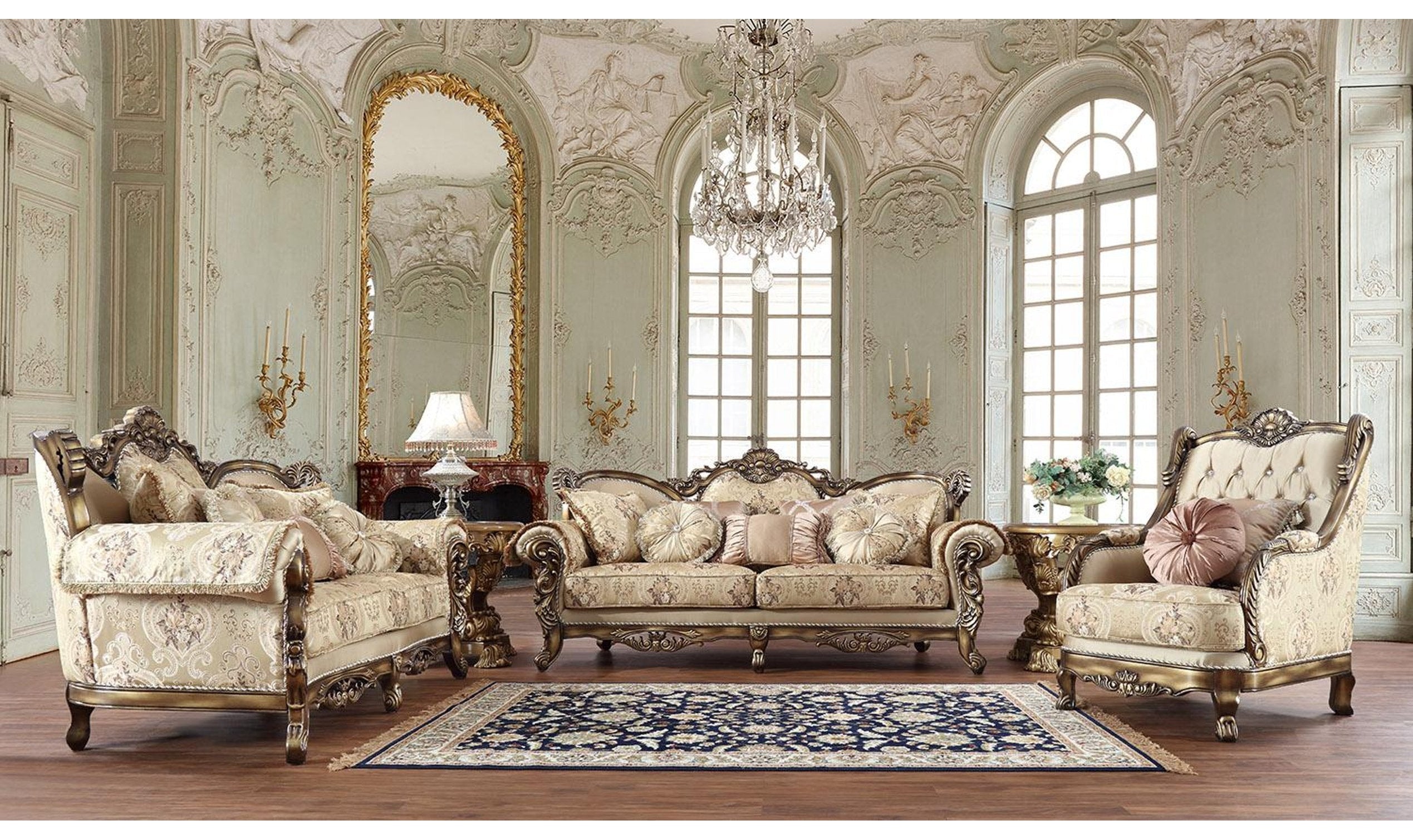 Victorian Living Room Furniture Set | Cabinets Matttroy