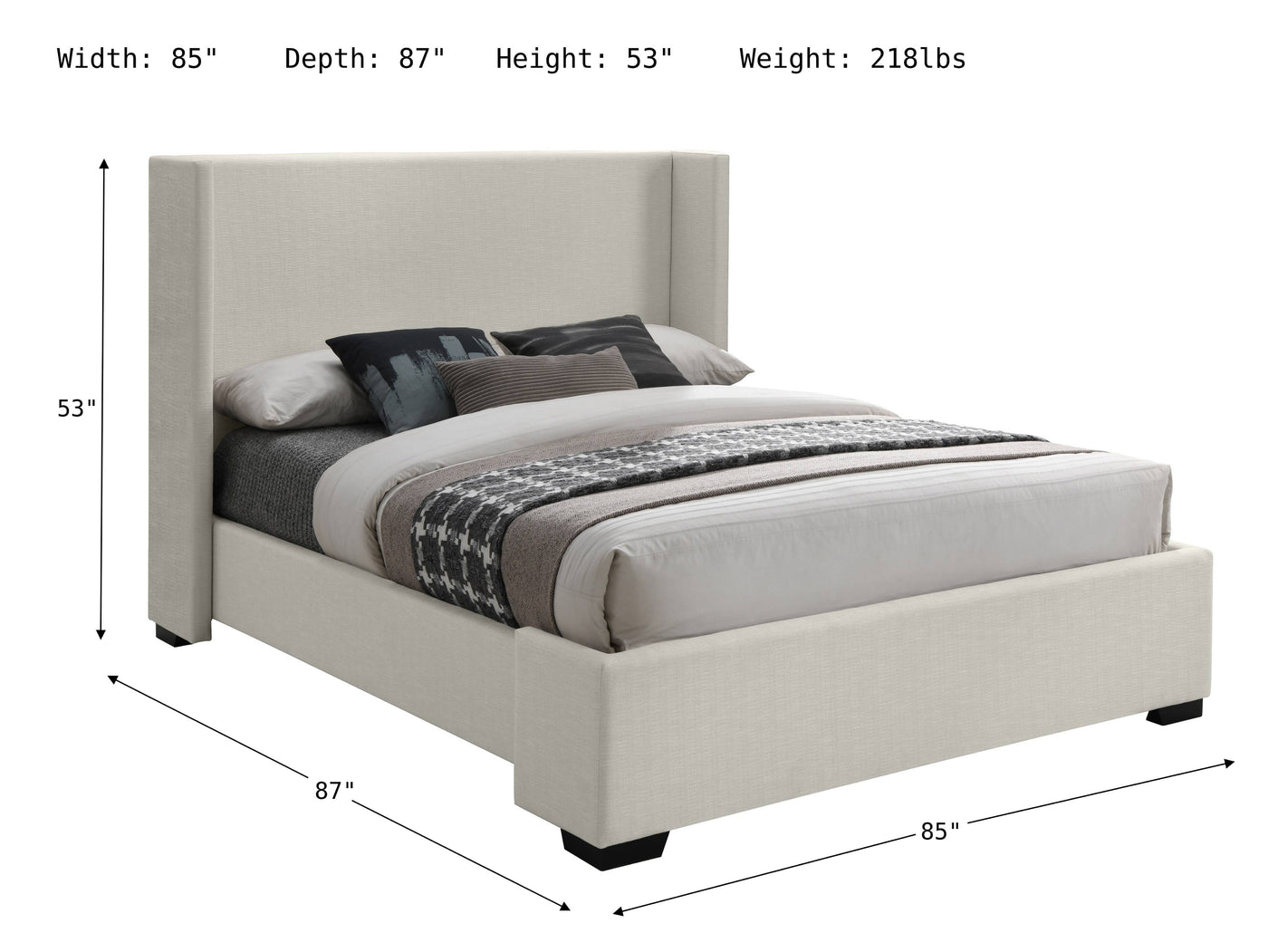 Oxford Bed-Beds-Jennifer Furniture