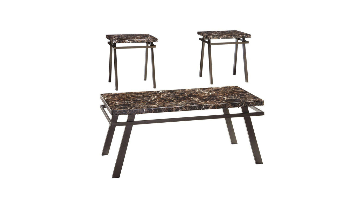 Paintsville Coffee Table Set-Coffee Tables-Jennifer Furniture