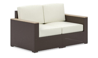 Palm Springs Loveseat - Brown-Loveseats-Jennifer Furniture