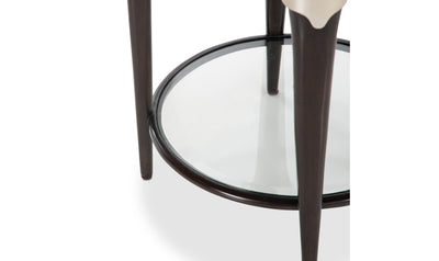 Paris Chic Round Accent Table-Accent Tables-Jennifer Furniture