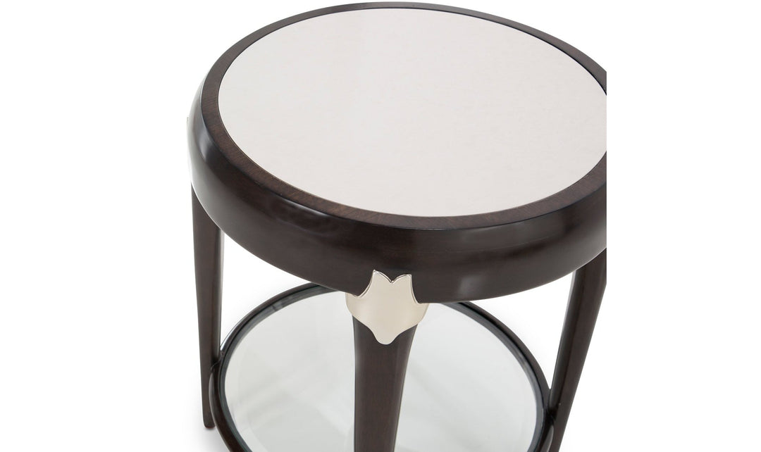 Paris Chic Round Accent Table-Accent Tables-Jennifer Furniture