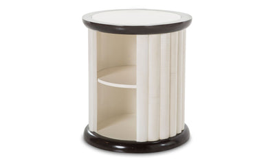 Paris Chic Round End Table-End Tables-Jennifer Furniture