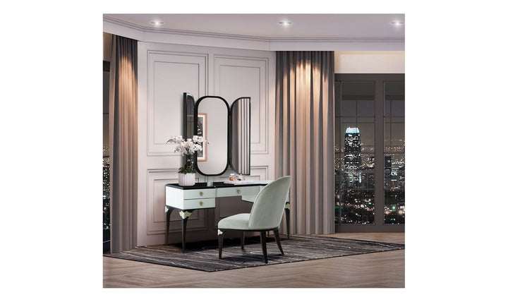 Paris Chic Vanity Mirror-Mirrors-Jennifer Furniture