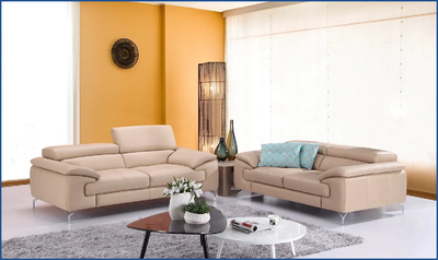 Pekin Italian Leather Sofa-Sofas-Jennifer Furniture