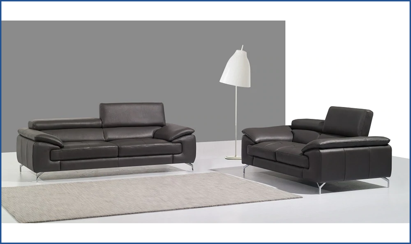 Pekin Italian Leather Sofa-Sofas-Jennifer Furniture