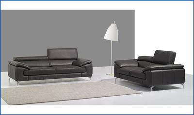 Pekin Italian Leather Sofa-Sofas-Jennifer Furniture
