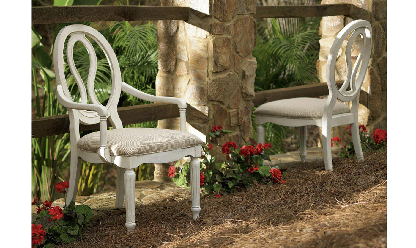 Pierced Back Arm Chair-Chairs-Jennifer Furniture