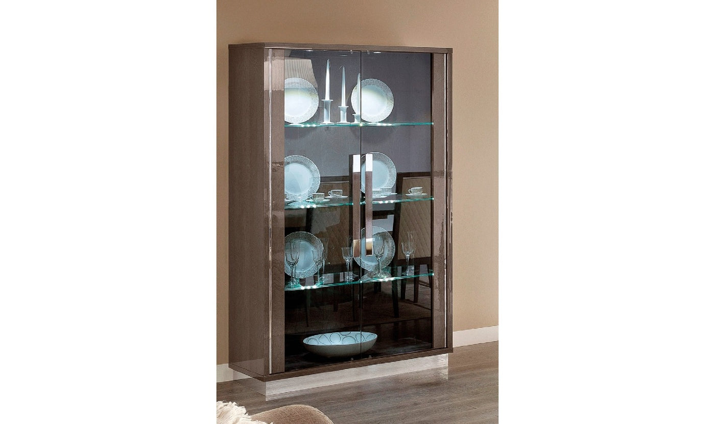 Platinum China Cabinet-China Cabinets-Jennifer Furniture
