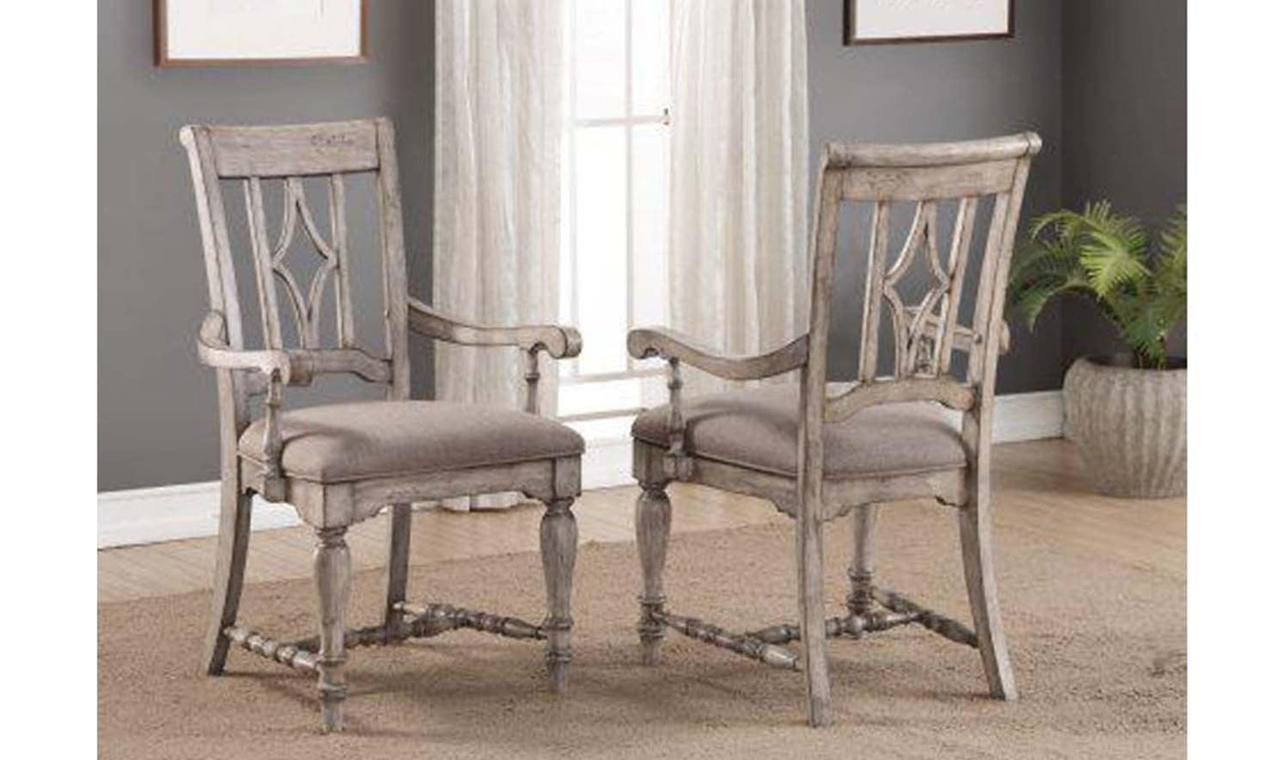 Plymouth Upholstered Arm Dining Chair-Dining Arm Chairs-Jennifer Furniture