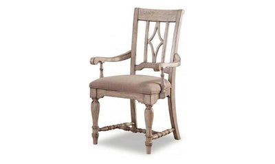 Plymouth Upholstered Arm Dining Chair-Dining Arm Chairs-Jennifer Furniture