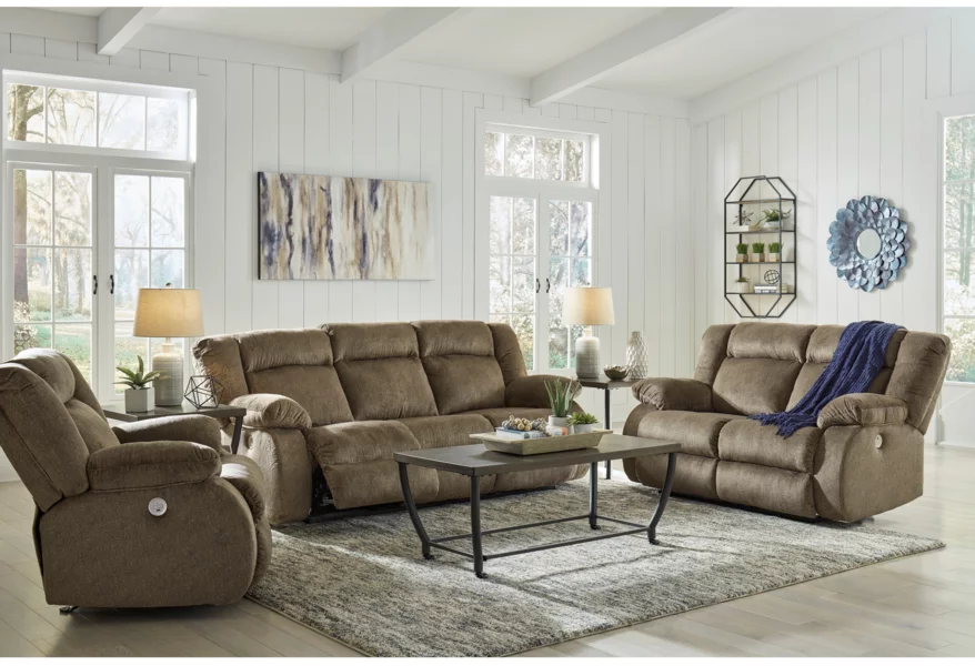 Burkner Reclining Power Living Room Set