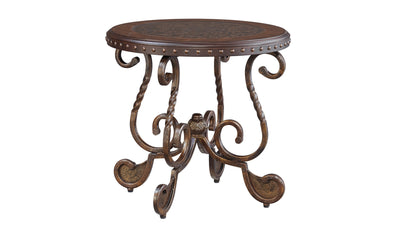 Rafferty Round End Table-End Tables-Jennifer Furniture