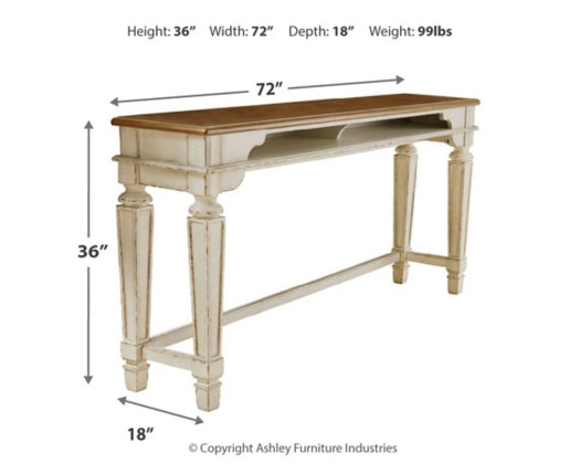Realyn Counter Height Dining Table-Counter Tables-Jennifer Furniture