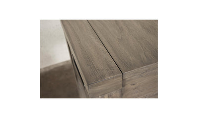 Riata Gray Chairside Table-End Tables-Jennifer Furniture