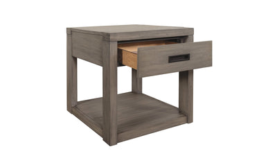 Riata Gray End Table-End Tables-Jennifer Furniture
