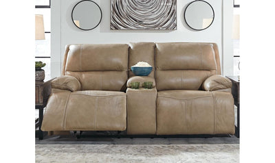 Ricmen Power Reclining Loveseat with Console-Loveseats-Jennifer Furniture