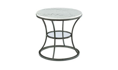 Round End Table-End Tables-Jennifer Furniture