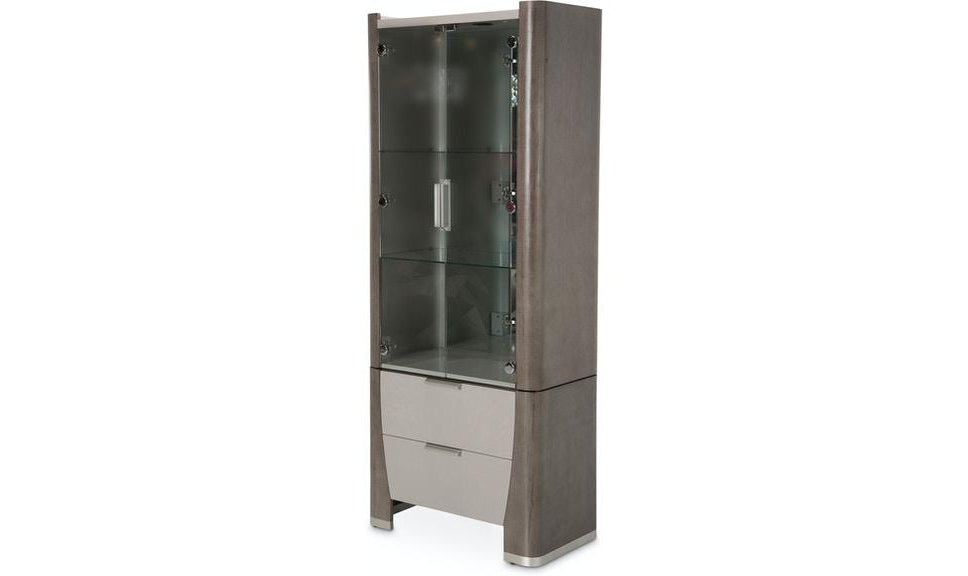Roxbury Display Cabinet (2 pc)-Cabinets-Jennifer Furniture