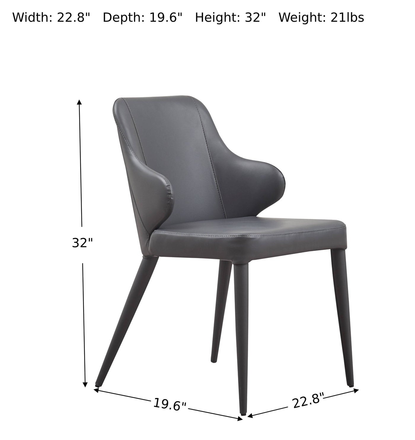 San Francisco Dining Chair-Dining Side Chairs-Jennifer Furniture