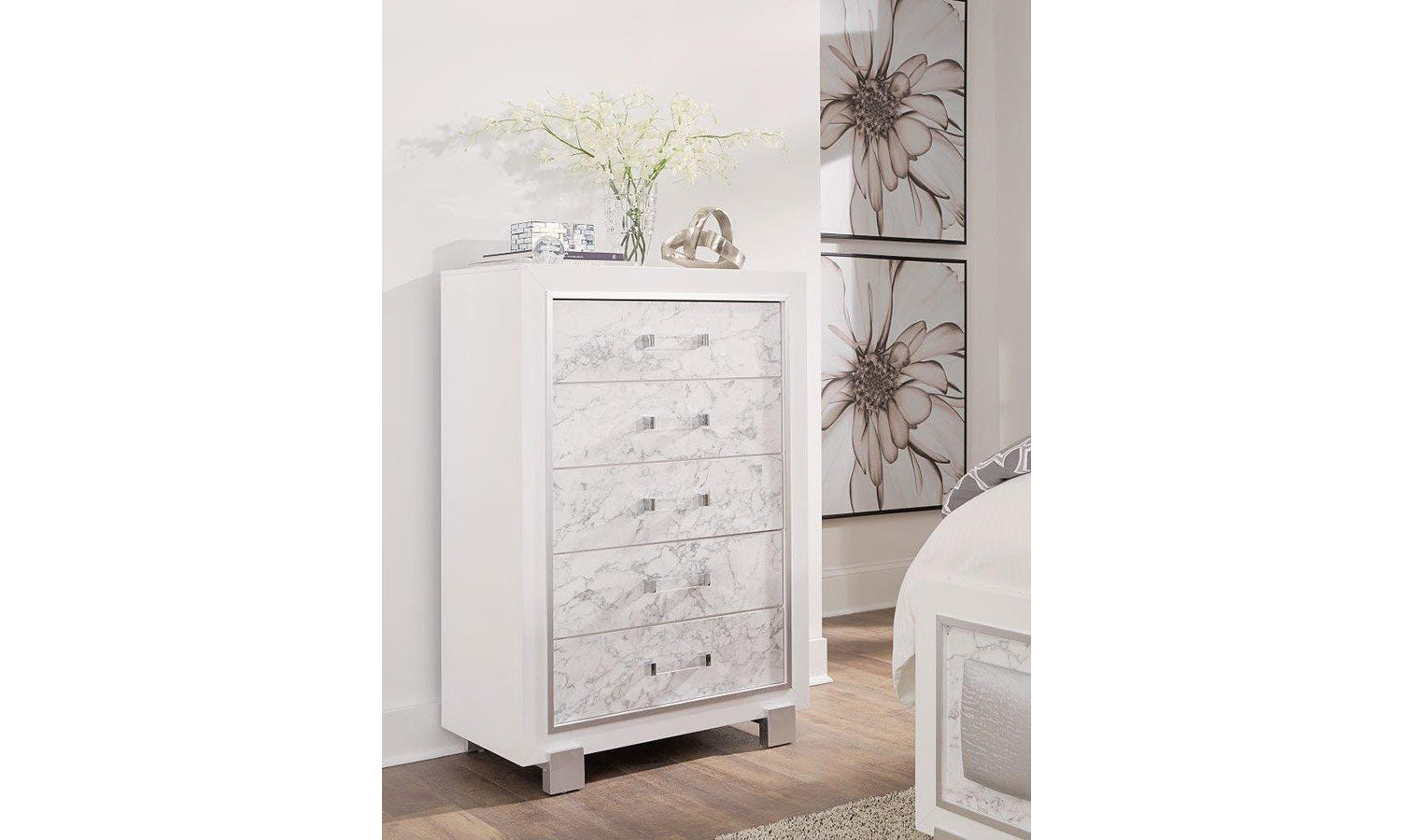 Santorini 5-Drawer Chest - Thumbnail 3