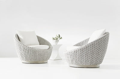 Savaii Swivel Chair-Outdoor Chairs-Jennifer Furniture