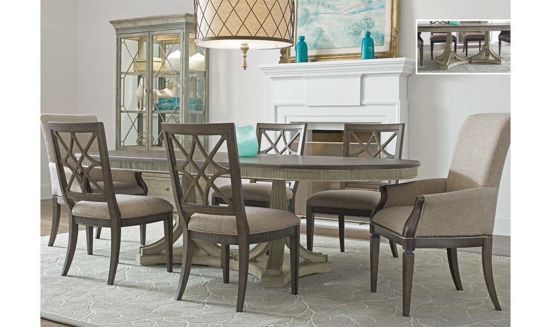 SAVONA FRIEDRICK DINING TABLE COMPLETE-Dining Tables-Jennifer Furniture