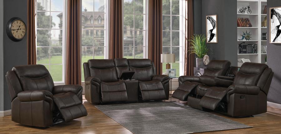 Sawyer Motion Living room set-Living Room Sets-Jennifer Furniture