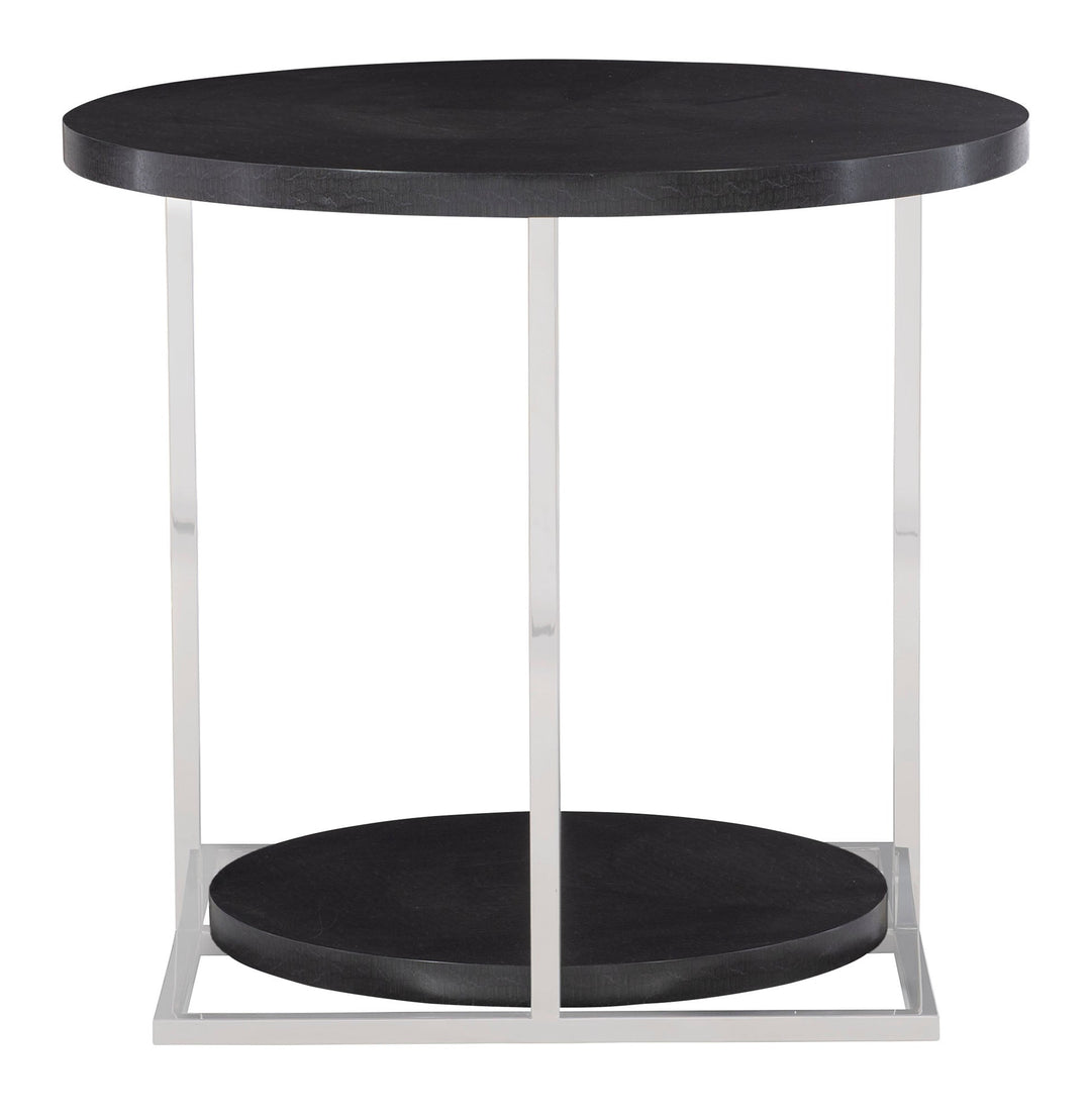 Silhouette Black Side Table-End Tables-Jennifer Furniture