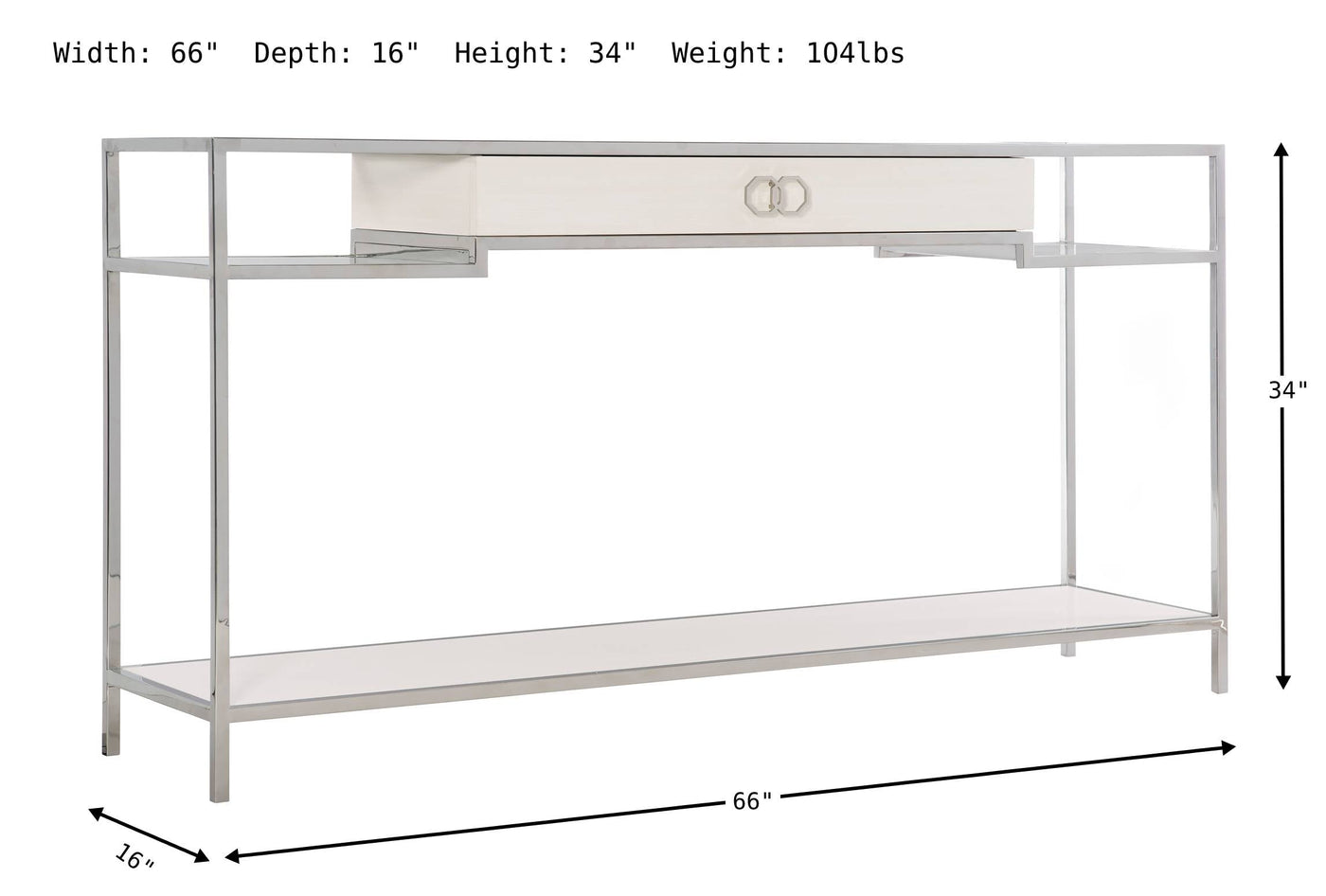 Silhouette Console Table-Consoles-Jennifer Furniture
