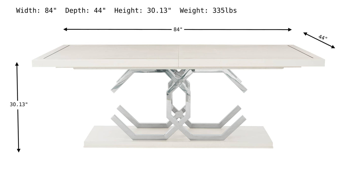 Silhouette Rectangular Dining Table-Dining Tables-Jennifer Furniture