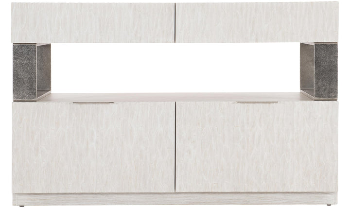 Solaria 4-Drawers File Credenza-Credenzas-Jennifer Furniture