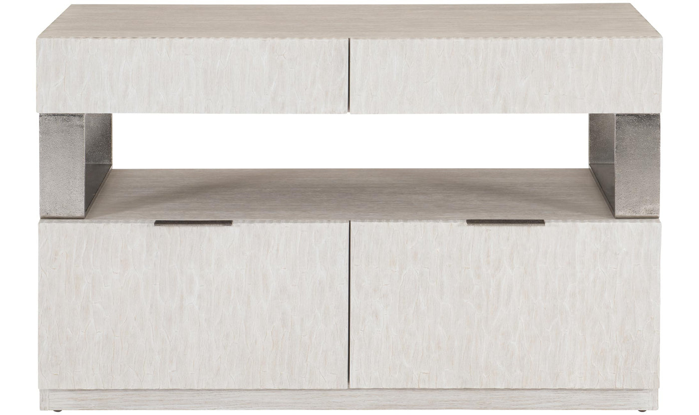 Solaria 4-Drawers File Credenza-Credenzas-Jennifer Furniture