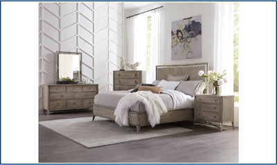 Sophie Natural King Panel Bed-Beds-Jennifer Furniture