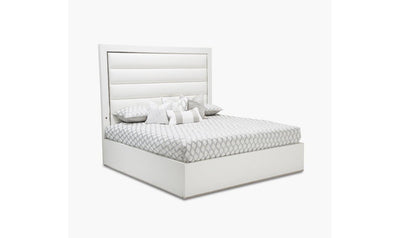 State Street - Queen Upholstered Panel Bed-Beds-Jennifer Furniture