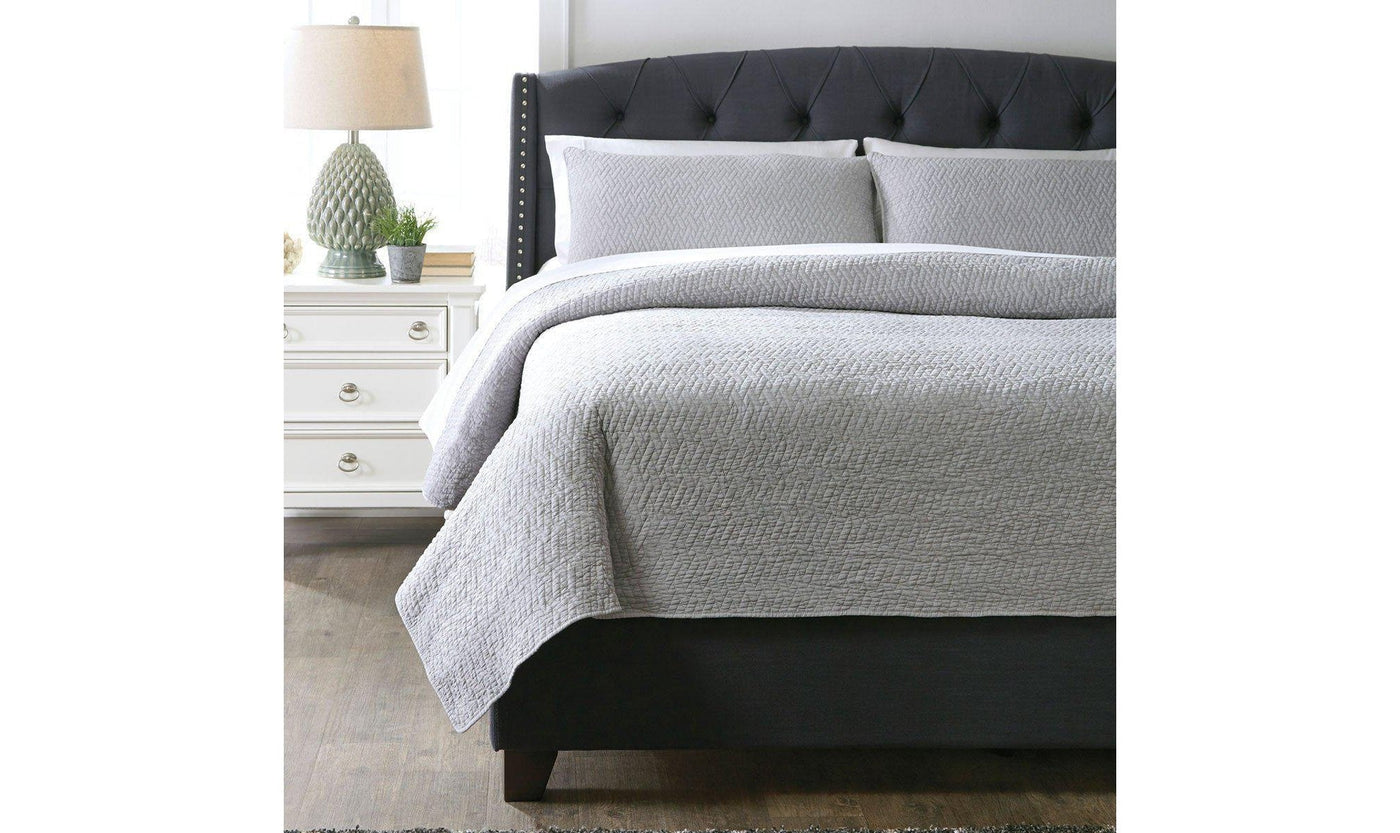 Stitched Comforter Set-Beddings-Jennifer Furniture
