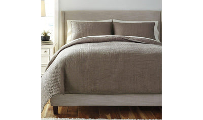 Stitched Quilt Set-Beddings-Jennifer Furniture