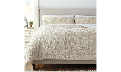Stitched Quilt Set-Beddings-Jennifer Furniture