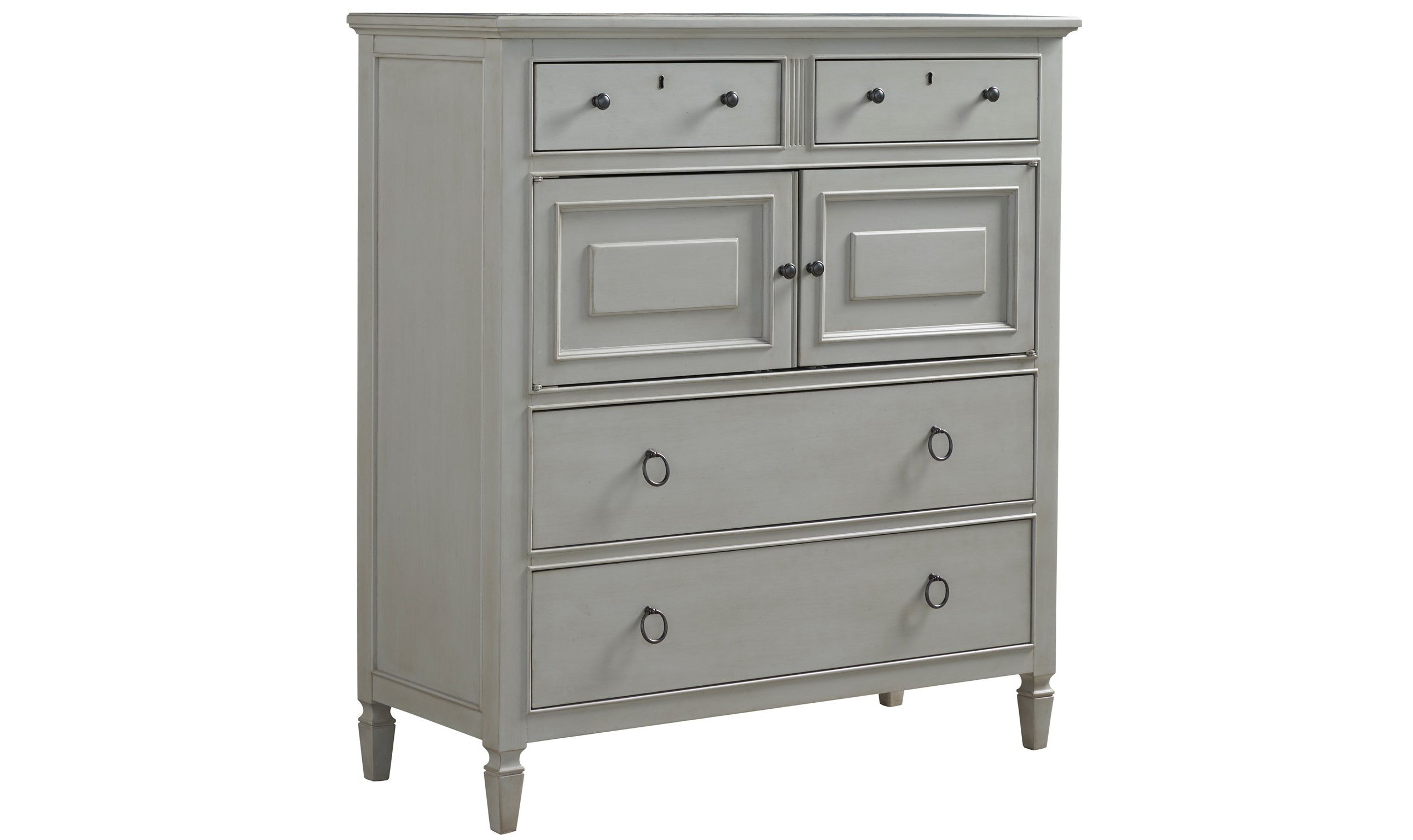 Summer Hill Dressing Chest - GREY-Storage Chests-Jennifer Furniture