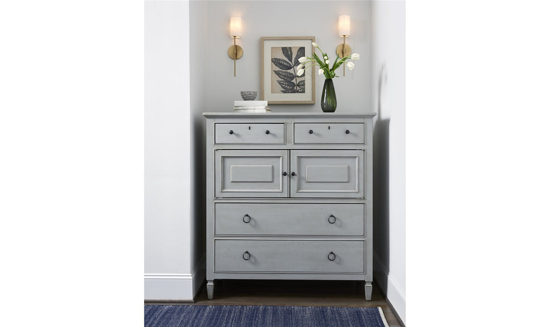 Summer Hill Dressing Chest - GREY-Storage Chests-Jennifer Furniture