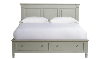 Summer Hill Storage Bed - Grey-Beds-Jennifer Furniture